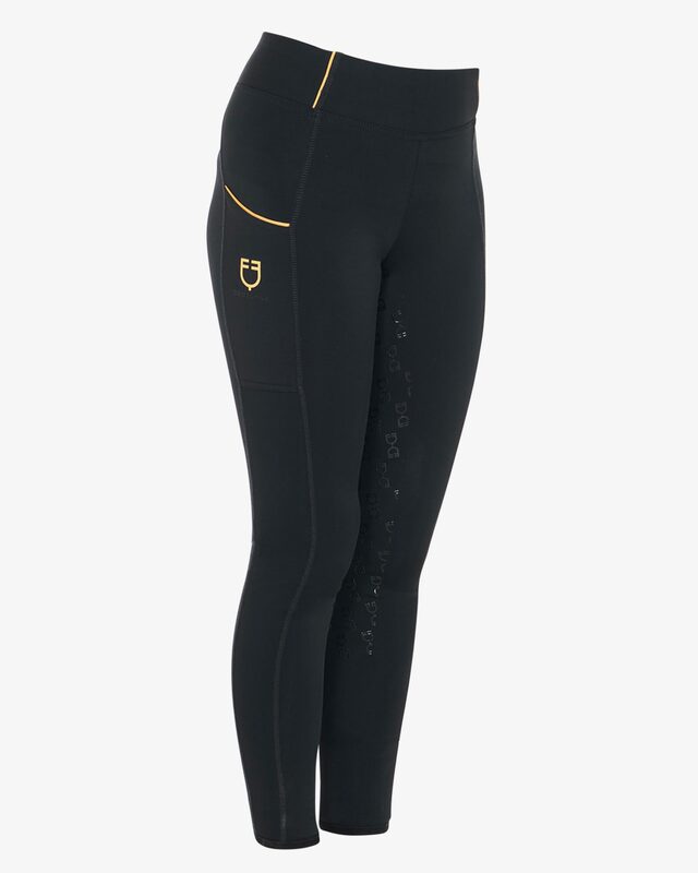 Leggings da bambina con fodera in pile