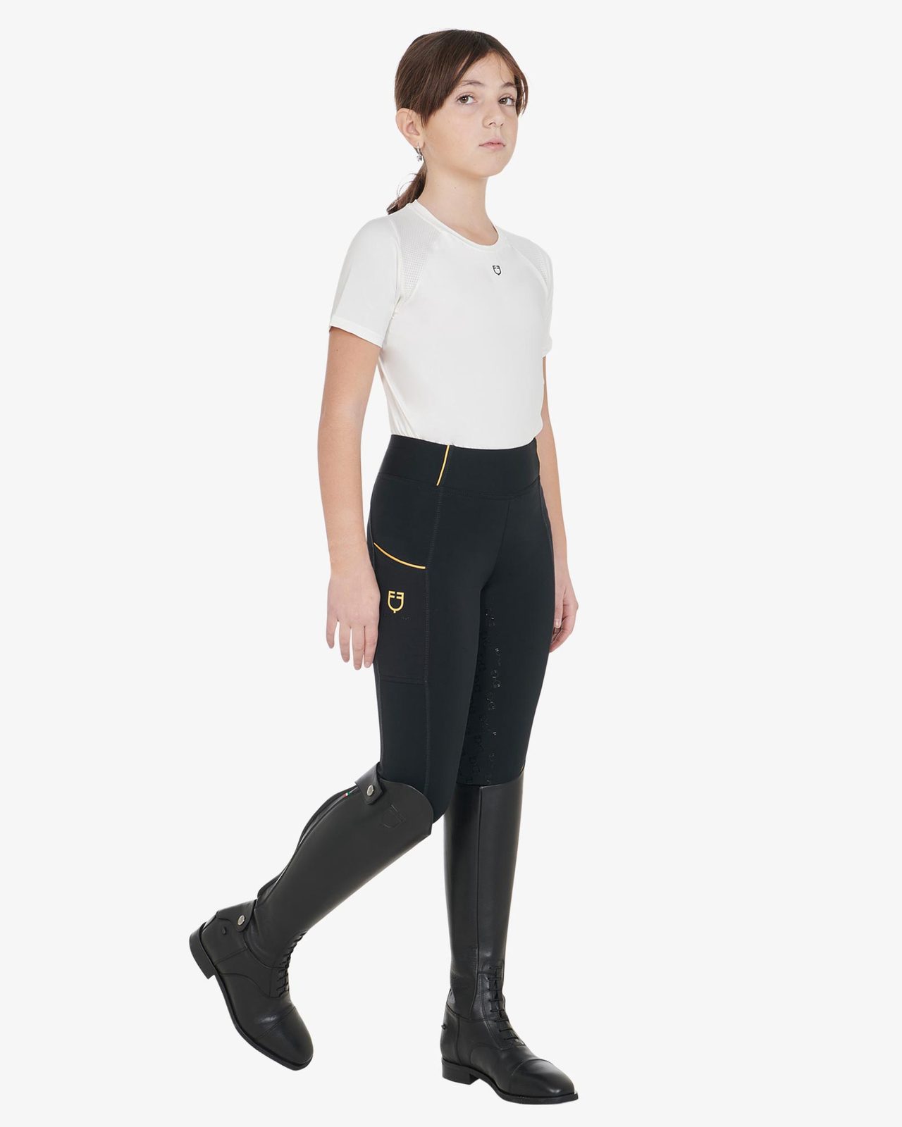 Girls' fleece lining leggings