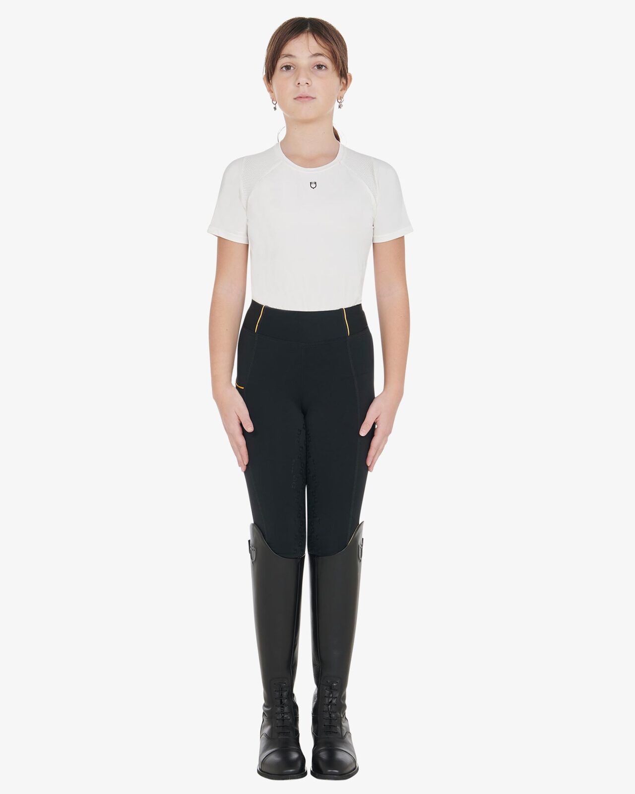 Girls' fleece lining leggings