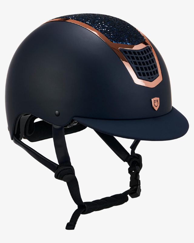Cap con brillantini omologazione EN 1384-2023