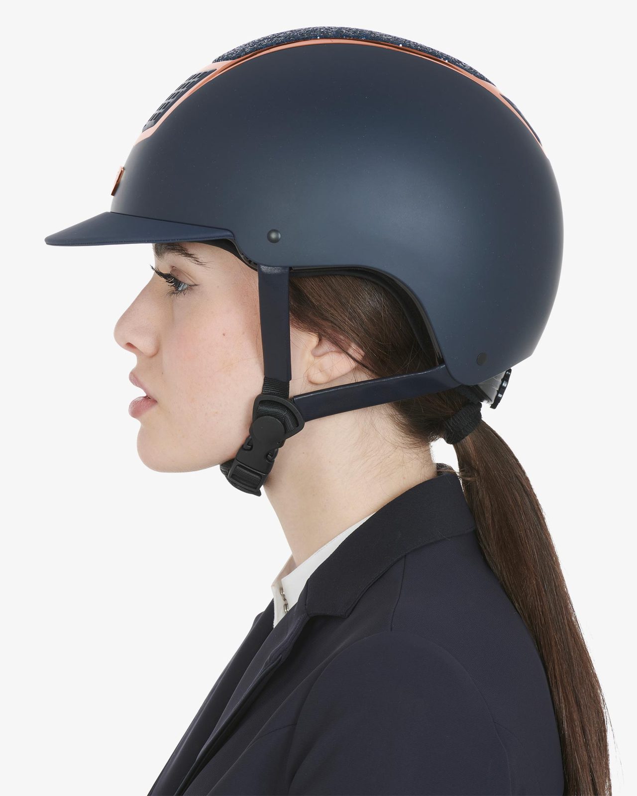 Cap con brillantini omologazione EN 1384-2023
