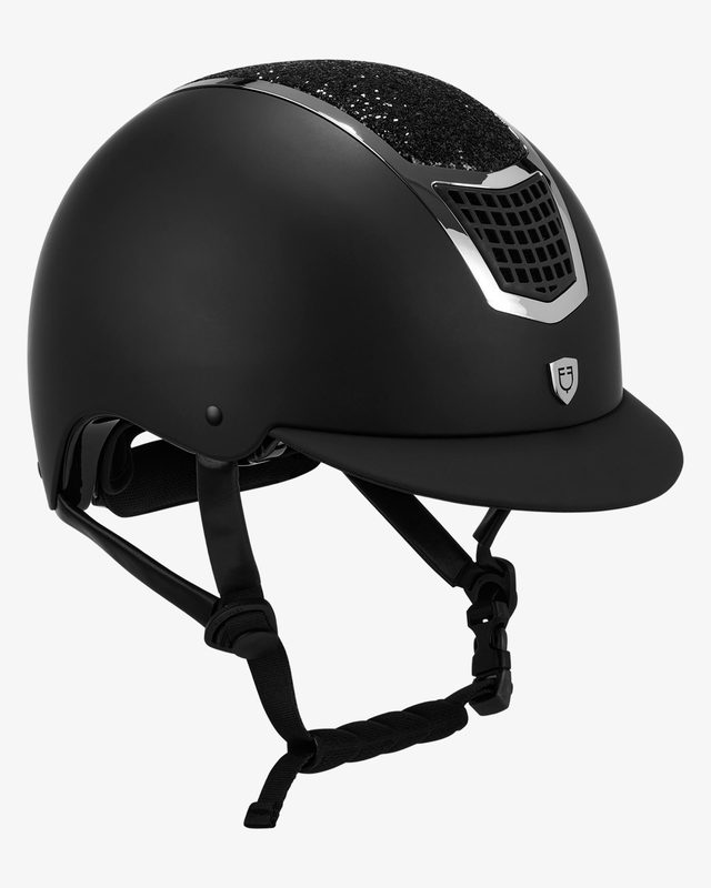 Cap con brillantini omologazione EN 1384-2023