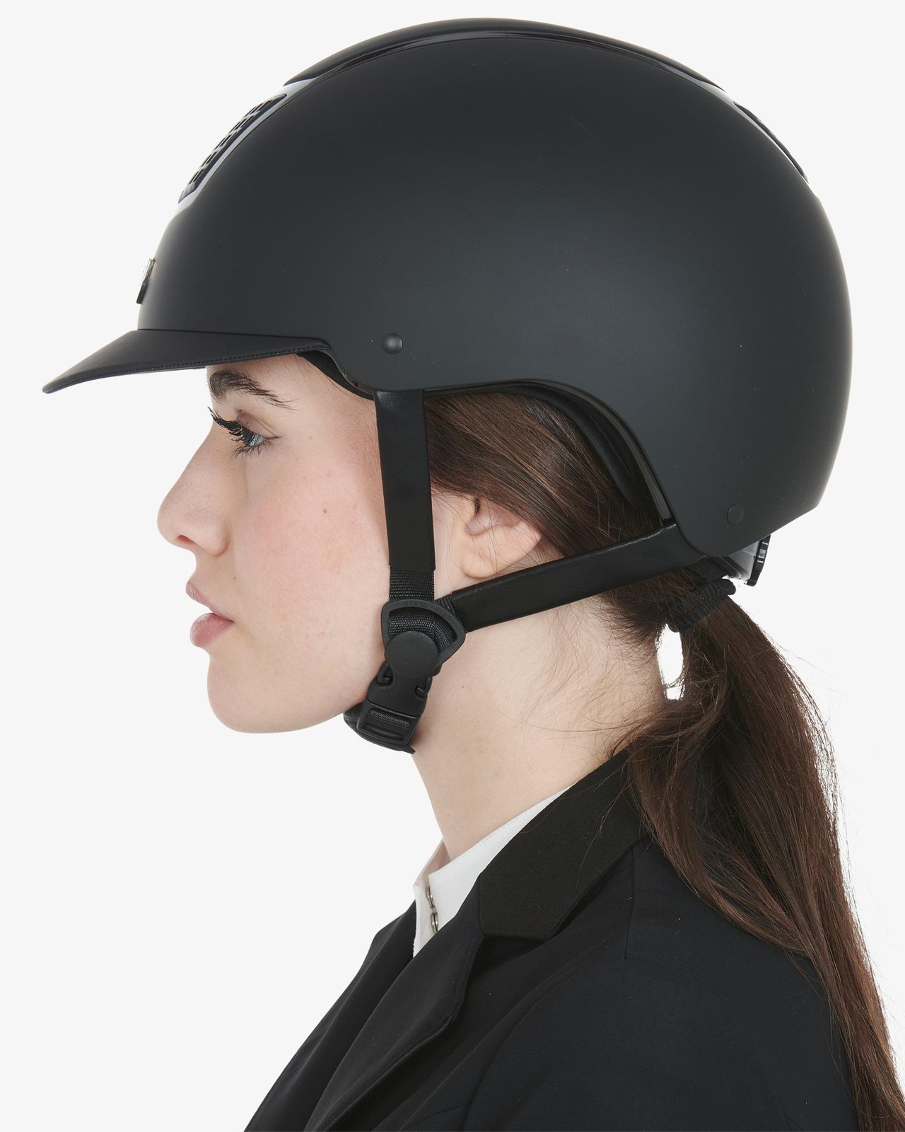 Ultra light helmet with polished frame homologation EN 1384-2023
