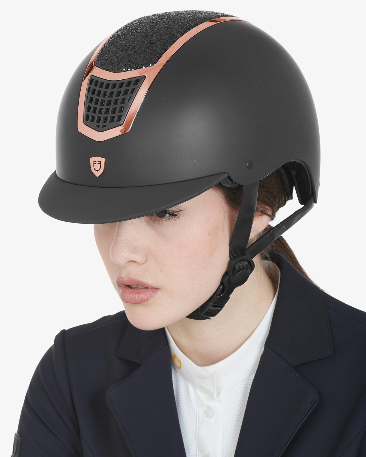 Helmet with rhinestones EN 1384-2023 homologation