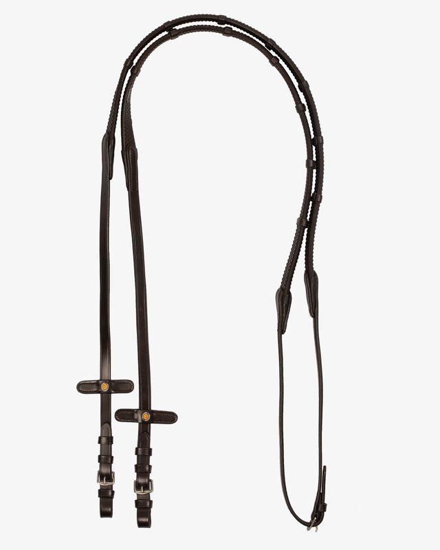 EVENTA RUBBER REINS WITH STOPPER