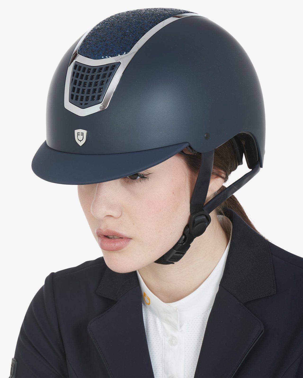 Helmet with rhinestones EN 1384-2023 homologation