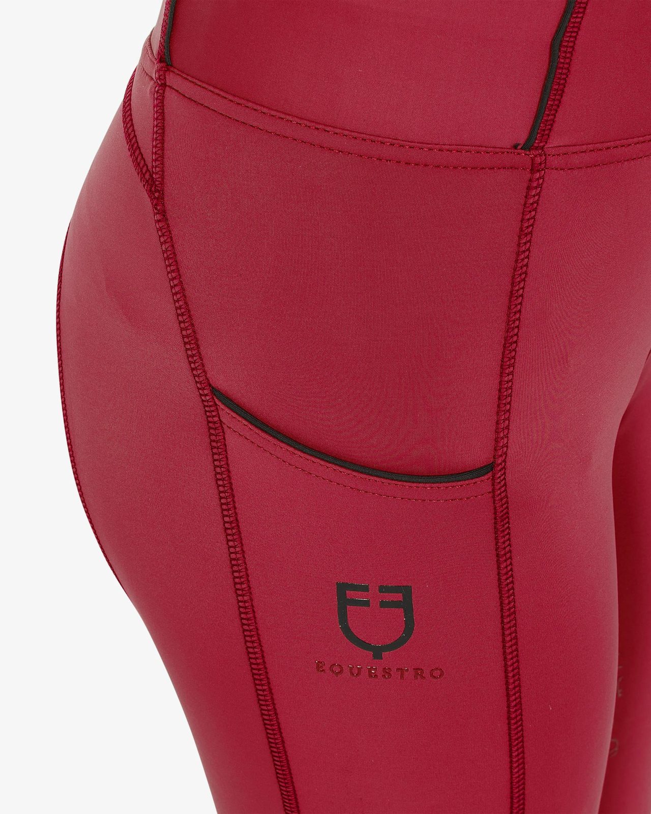 Leggins bambina slim fit grip con logo
