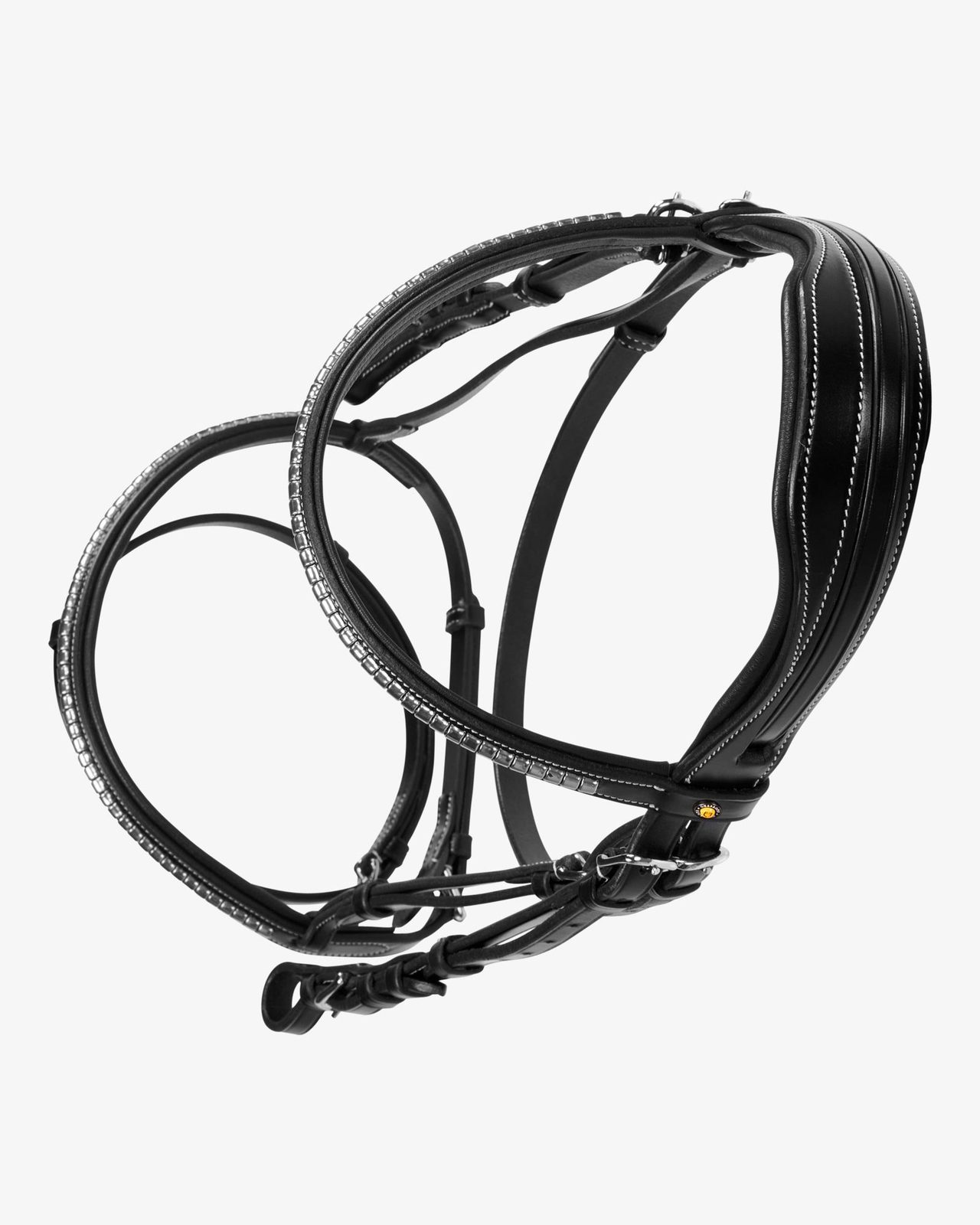 Testiera inglese in cuoio clincher np
