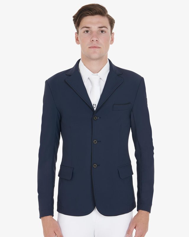 Men's competition jacket with side zip pocket