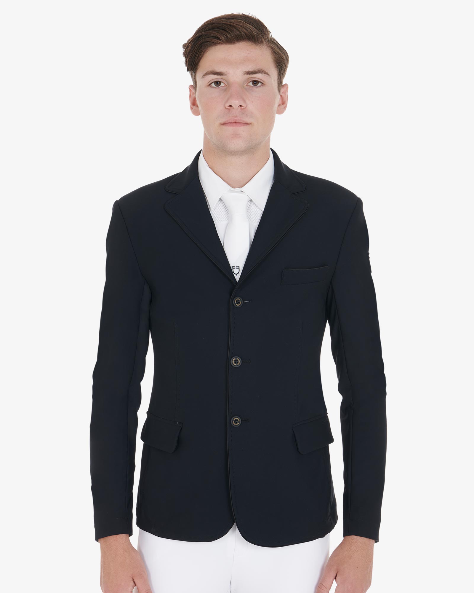 Men's competition jacket with side zip pocket