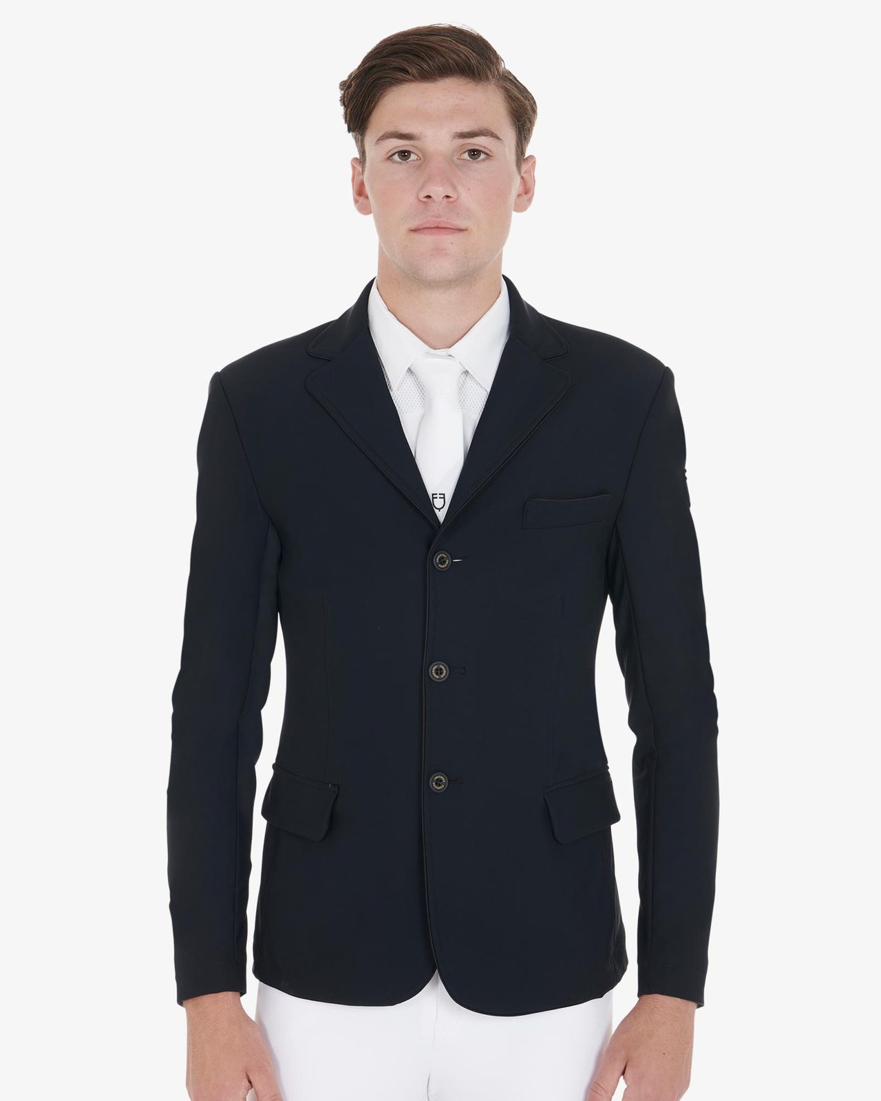 Men's competition jacket with side zip pocket