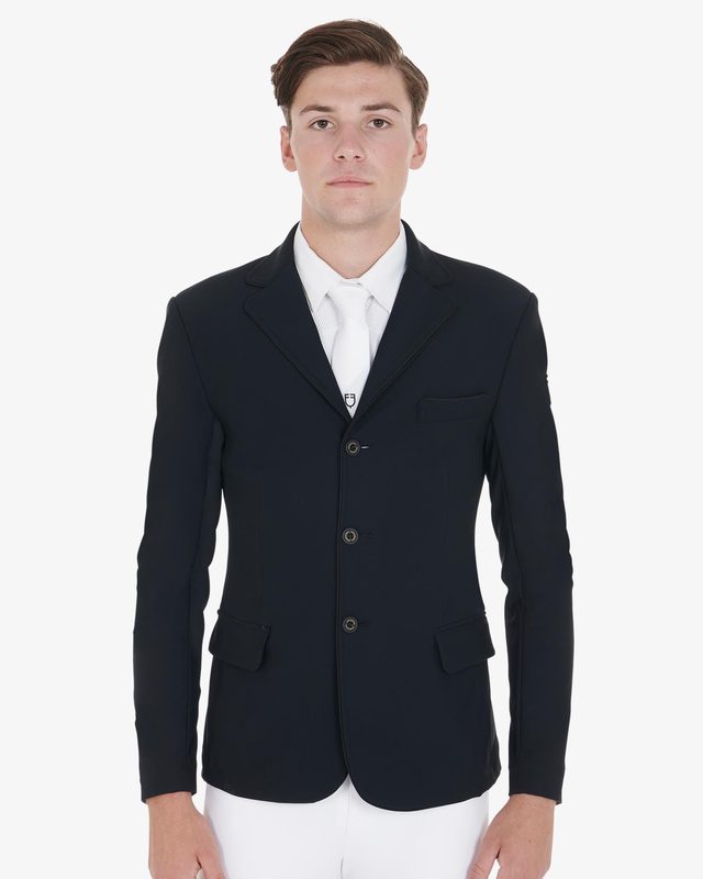 Men's competition jacket with side zip pocket