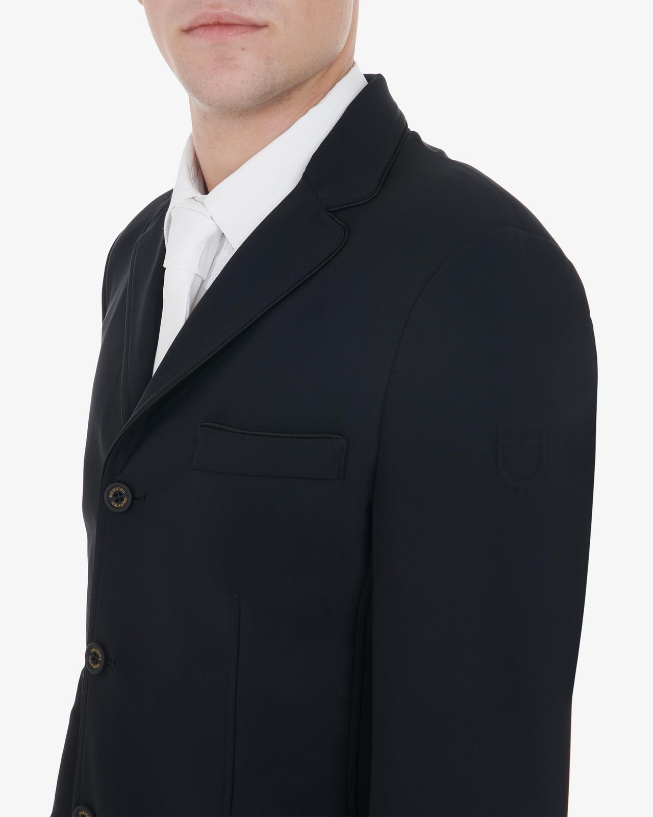 Men's competition jacket with side zip pocket