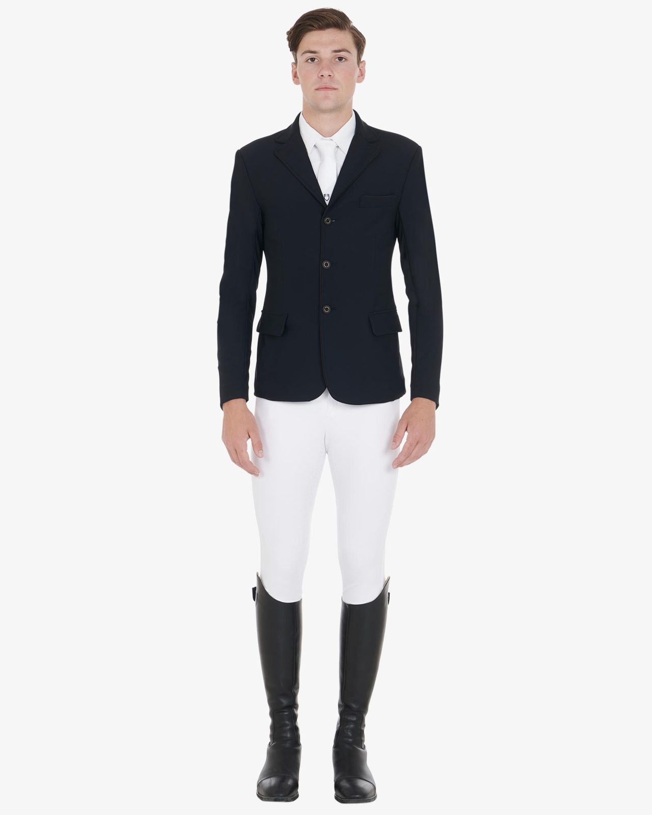 Men's competition jacket with side zip pocket
