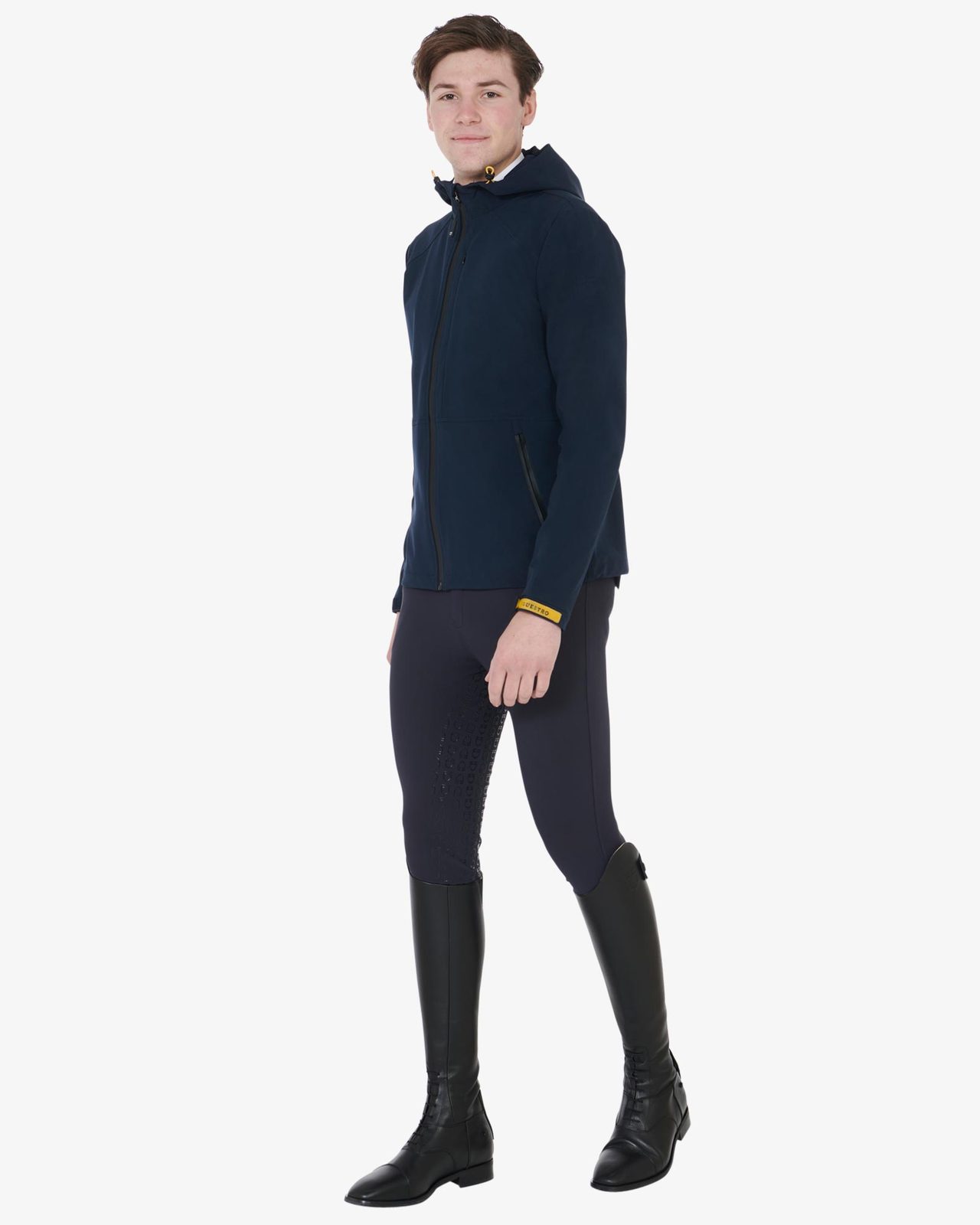 Men's jacket in breathable technical fabric