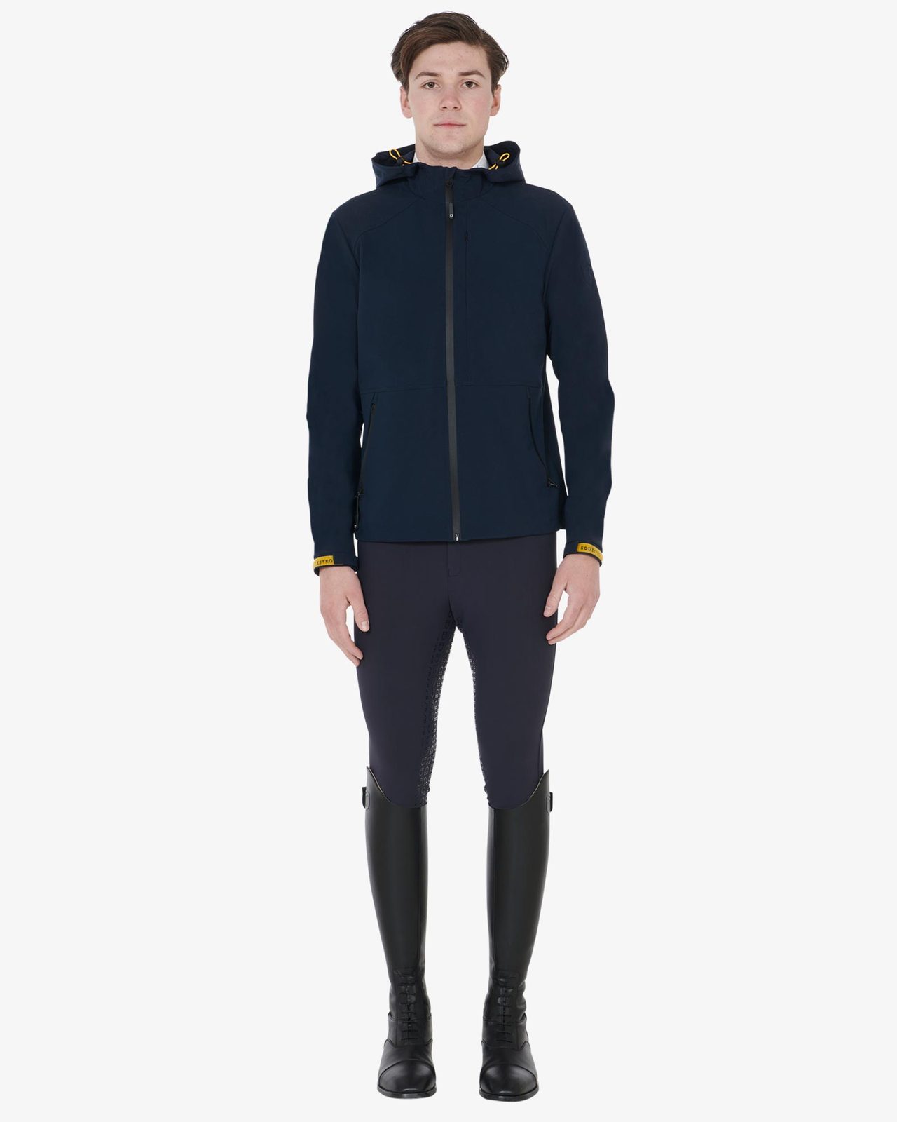 Men's jacket in breathable technical fabric