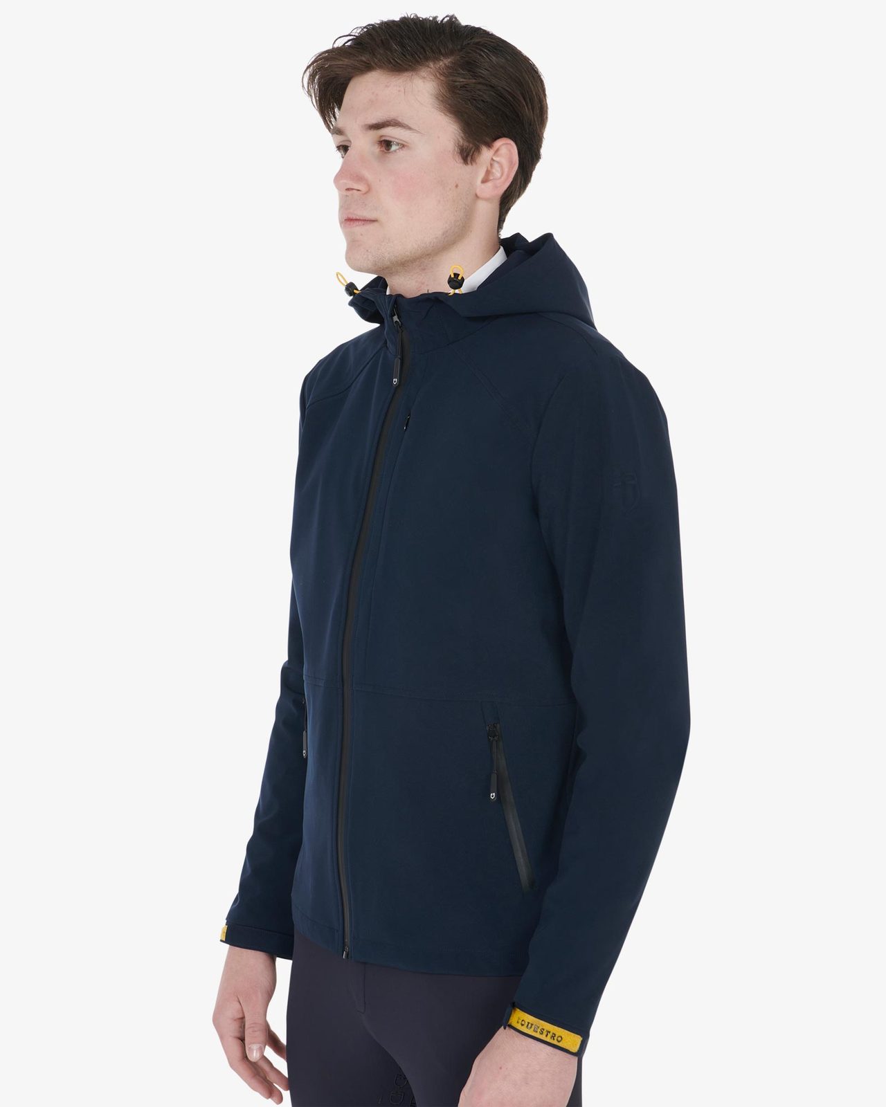 Men's jacket in breathable technical fabric