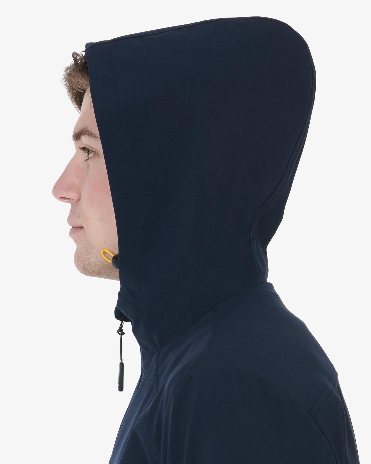 Men's jacket in breathable technical fabric