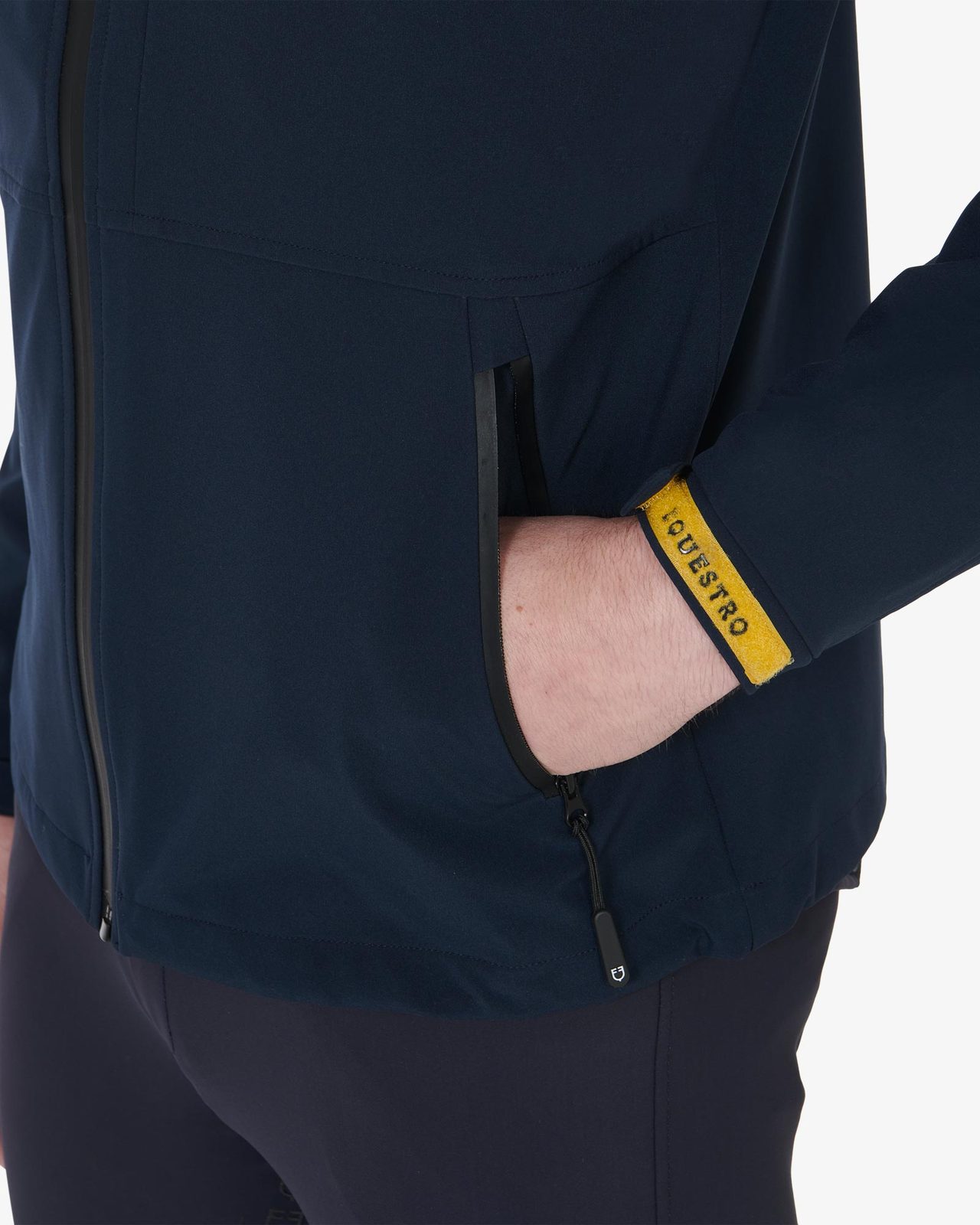 Men's jacket in breathable technical fabric