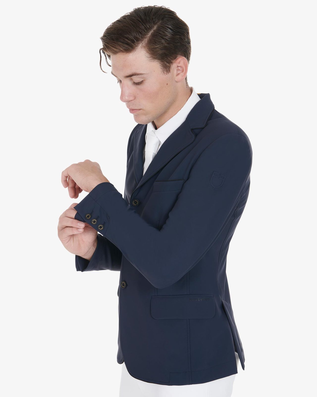 Men's competition jacket with side zip pocket