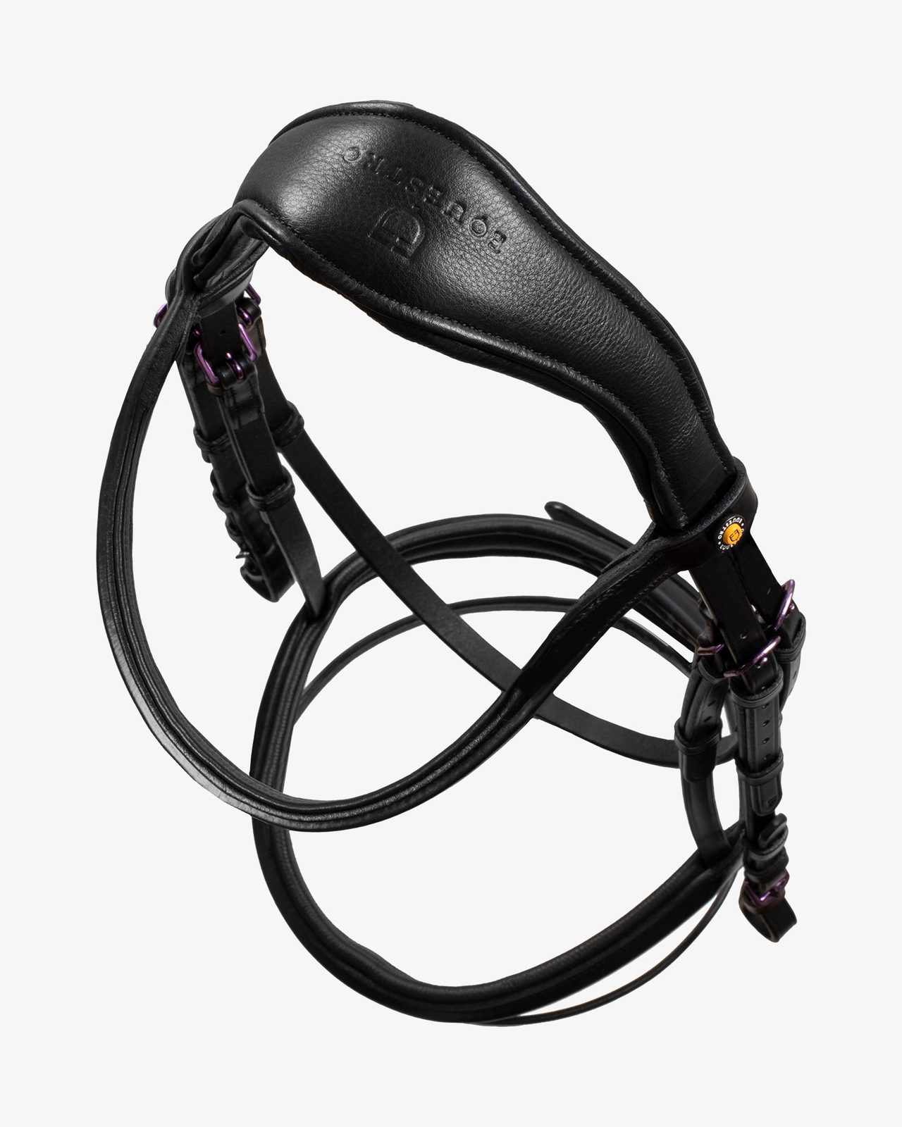 ANATOMIC LEATHER BRIDLE BLACK FITTING
