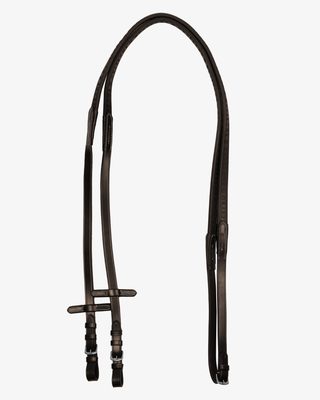 SOLID LETTERING GRIP RUBBER REINS SILVER FITTING