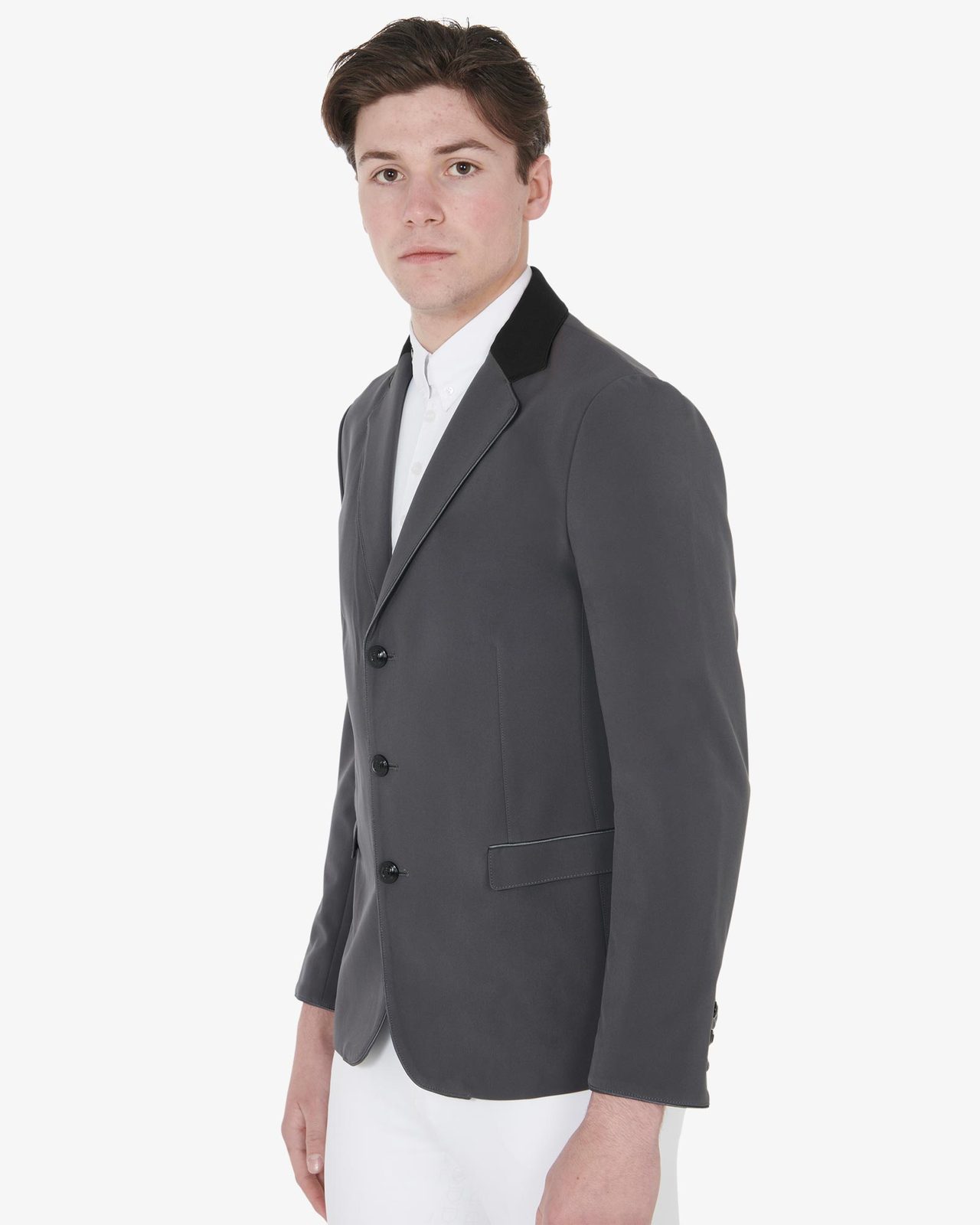 Men's competition jacket with three buttons