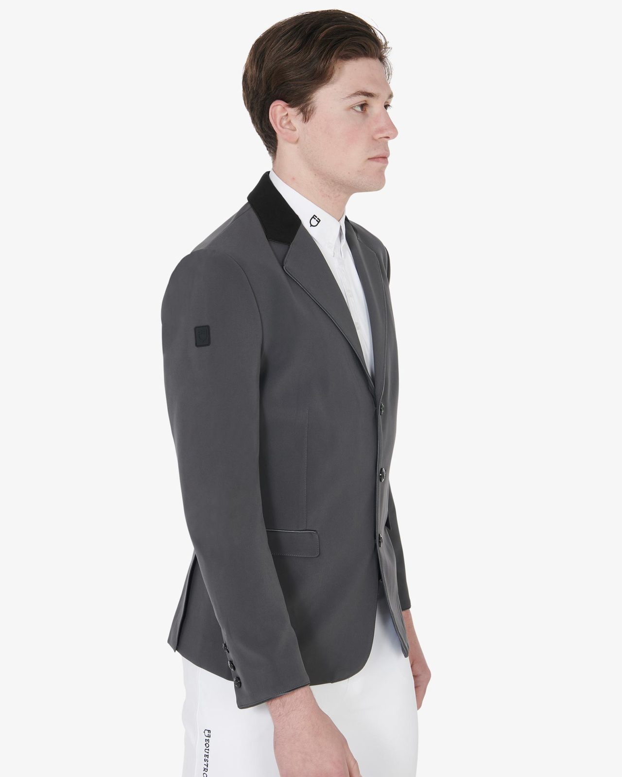 Men's competition jacket with three buttons