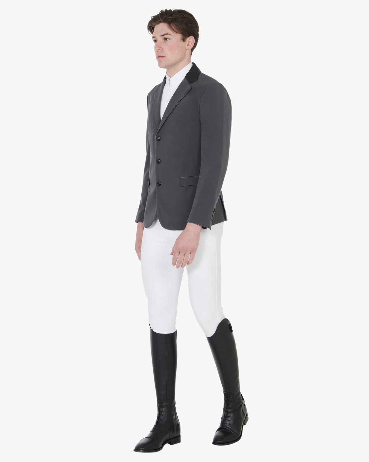 Men's competition jacket with three buttons