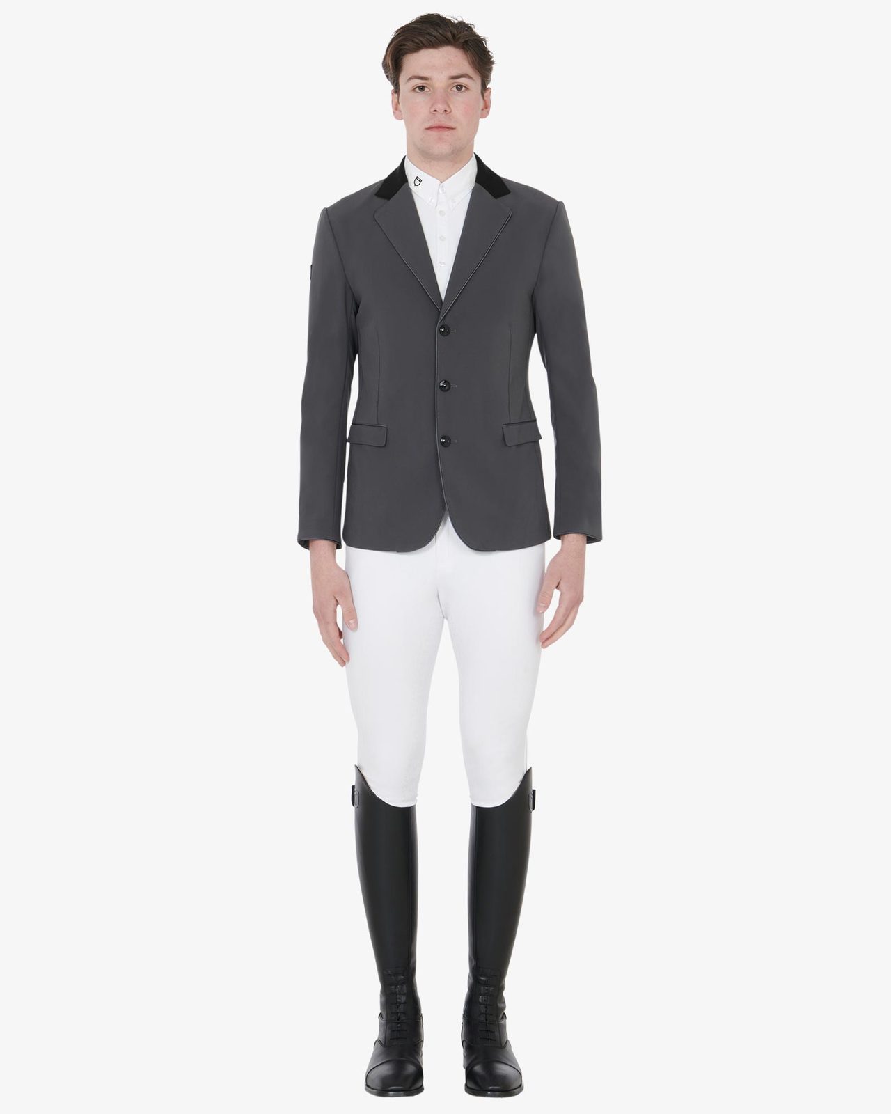 Men's competition jacket with three buttons