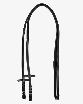 SOLID LETTERING GRIP RUBBER REINS SILVER FITTING