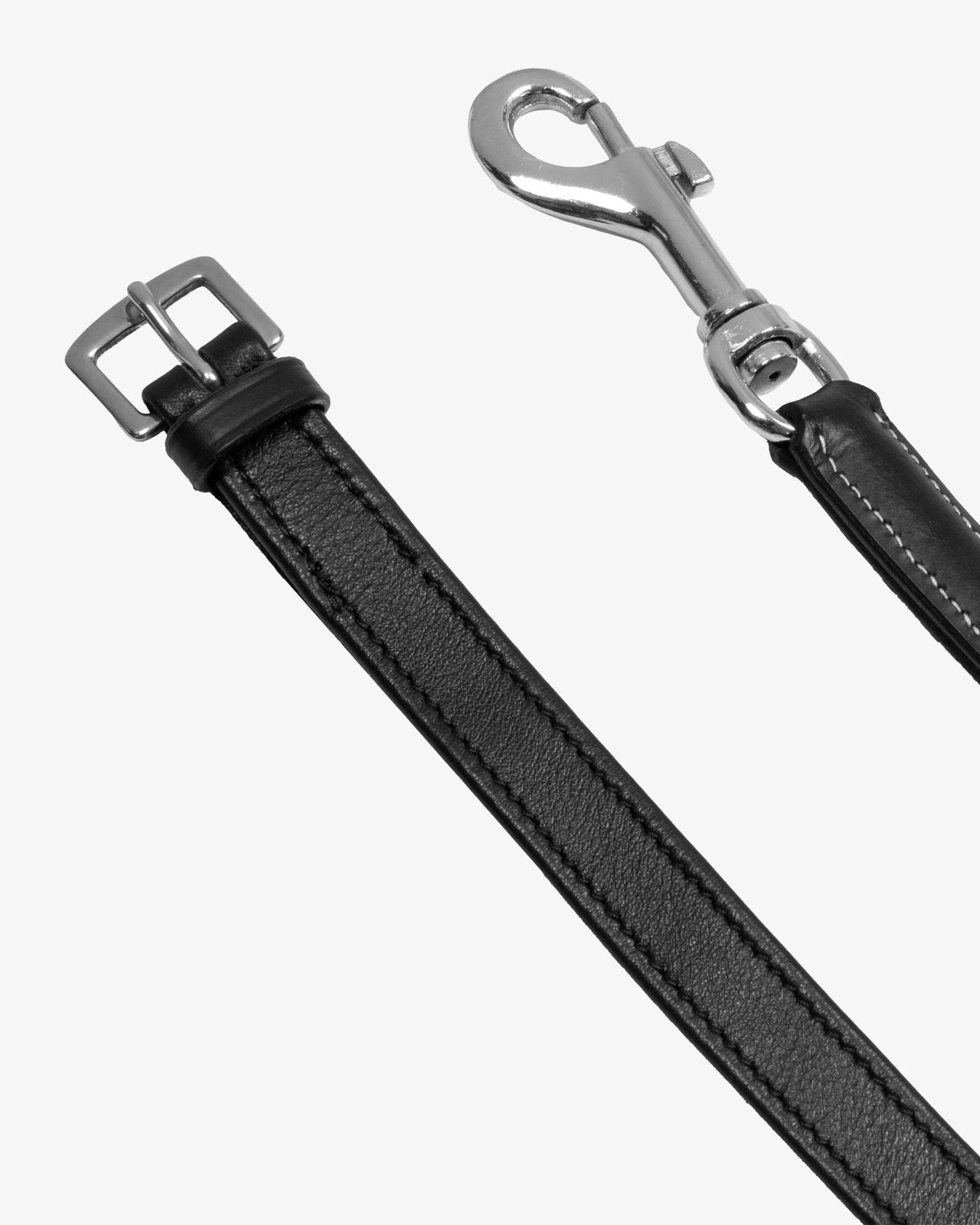 Double leather and nylon draw reins