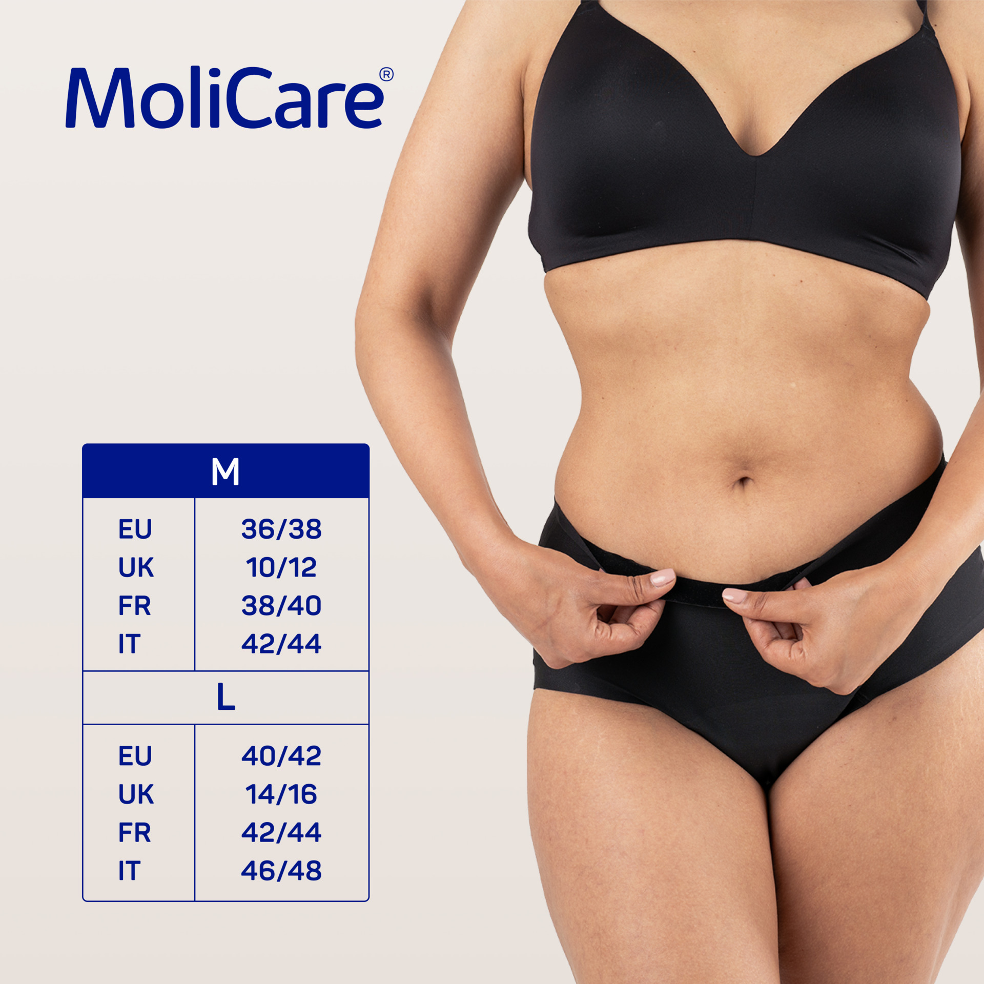 MoliCare lady mutande per incontinenza femminile lavabili