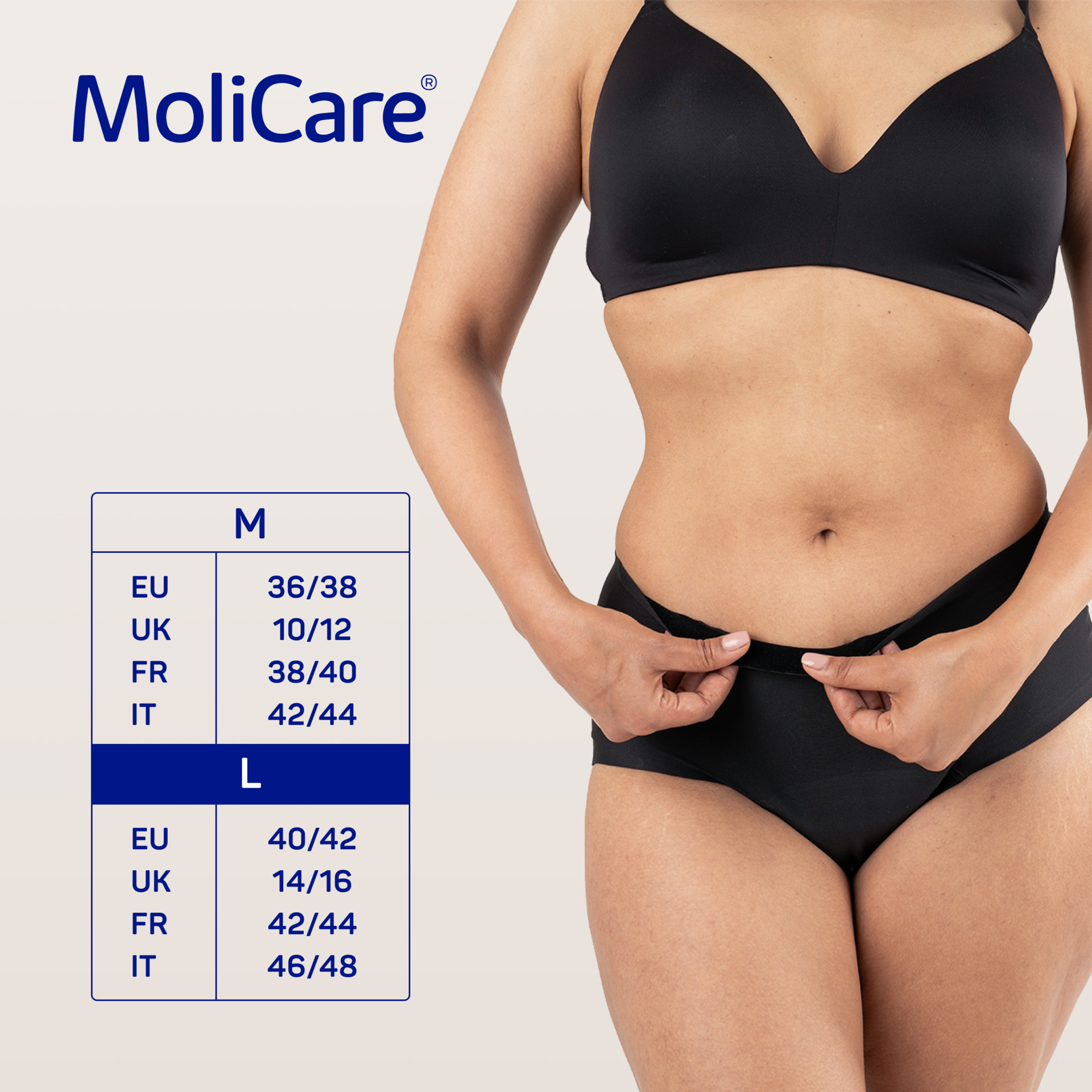 MoliCare lady mutande per incontinenza femminile lavabili