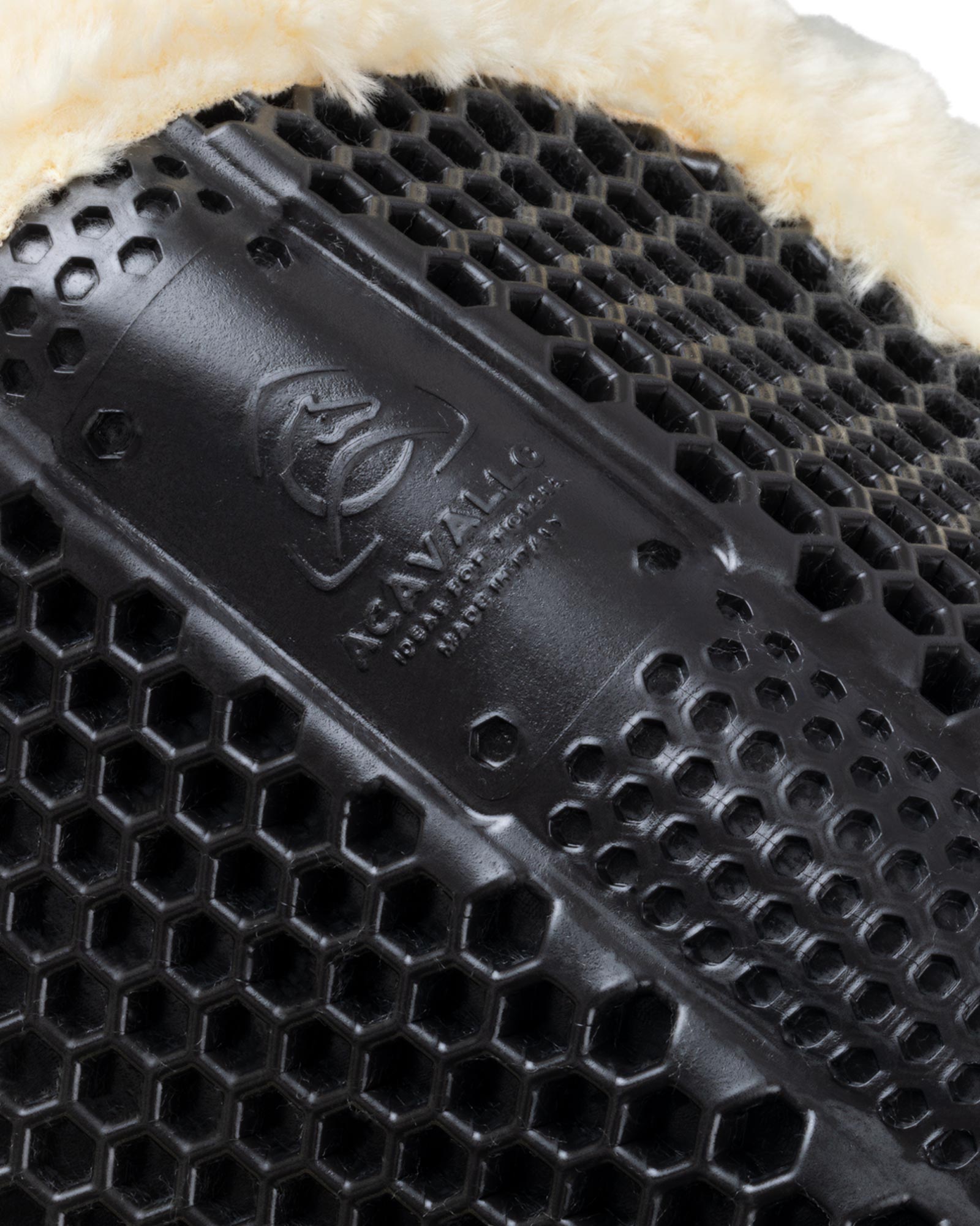 Pad MF-S Wildleder hinten Schafsfell Hexagonal Gel