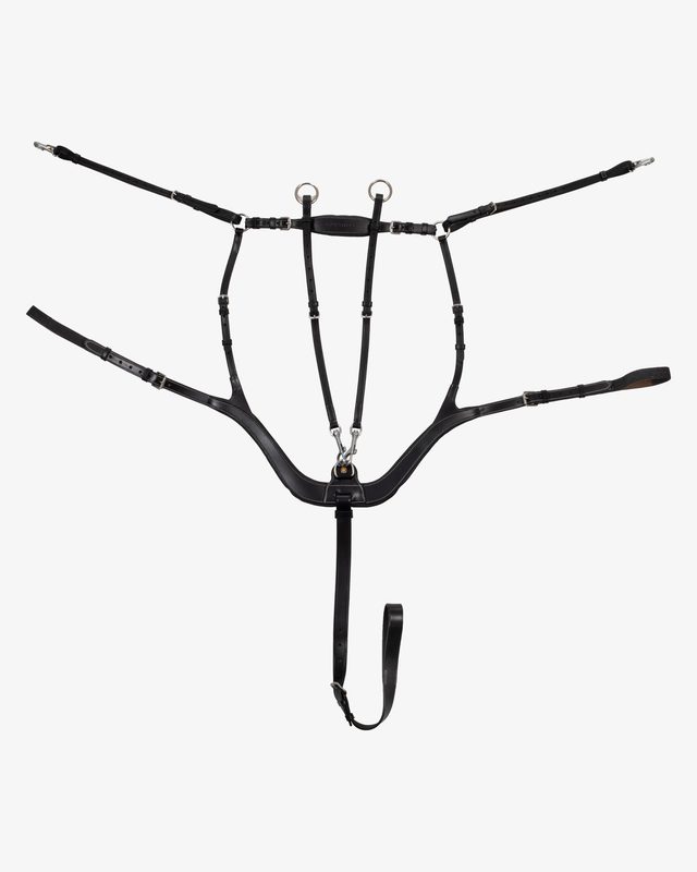Anatomic leather hunting breastplate