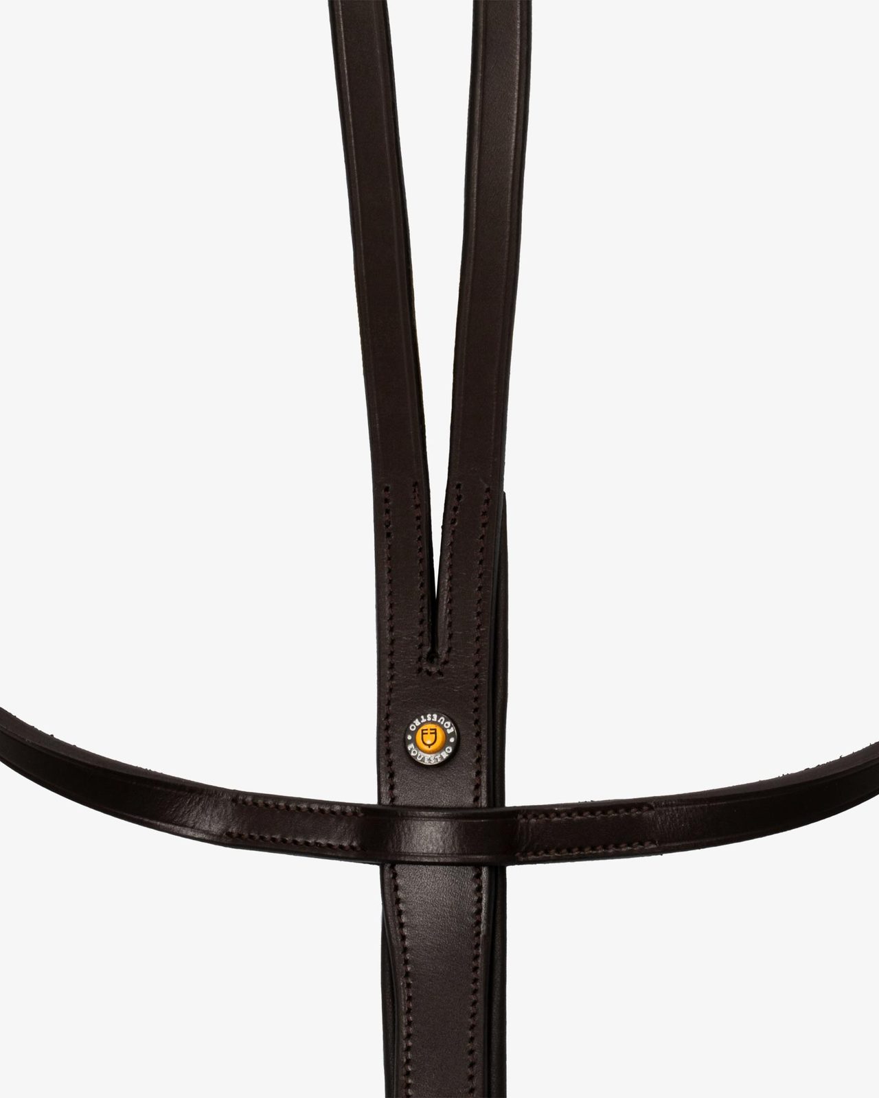 Martingale leather silver seams