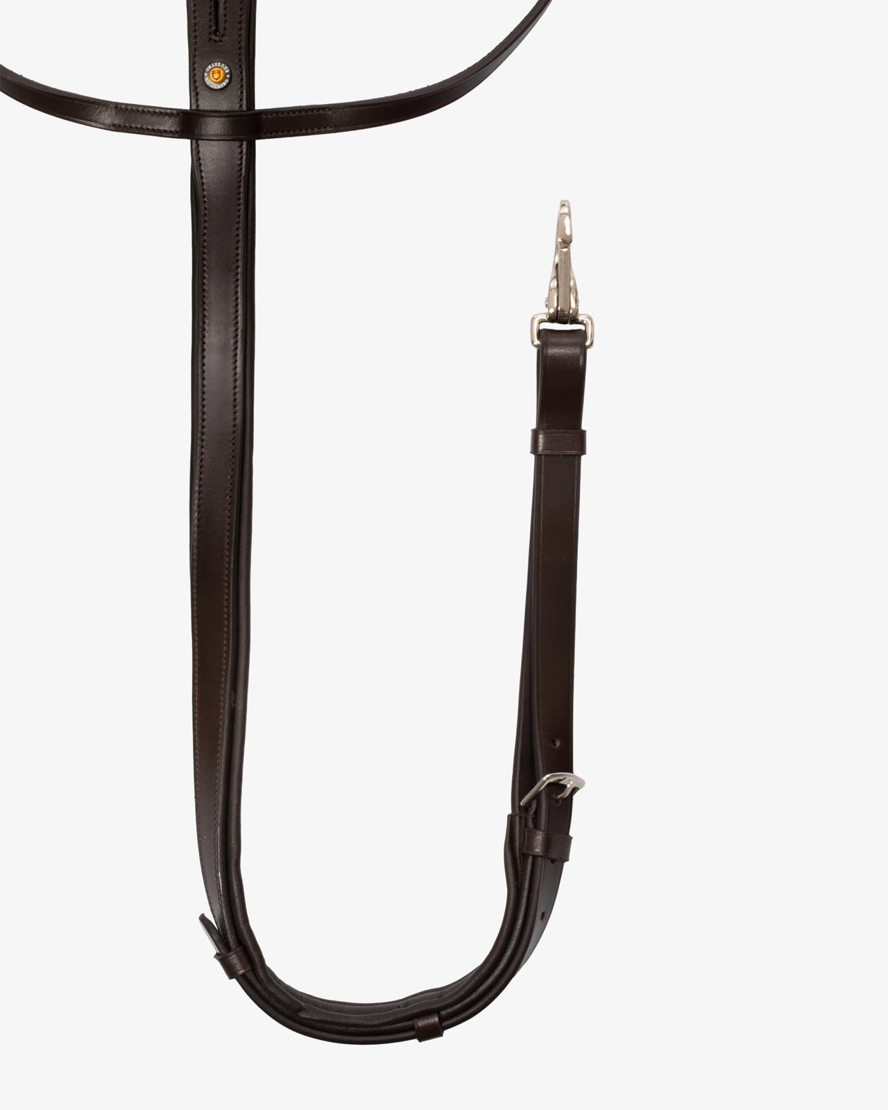 Martingale leather silver seams