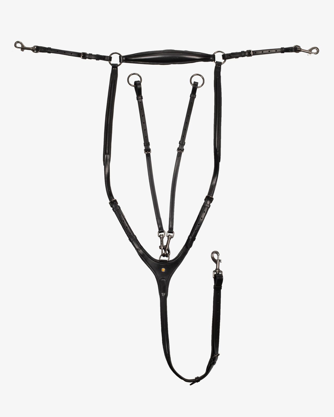 Removable martingale leather pectoral