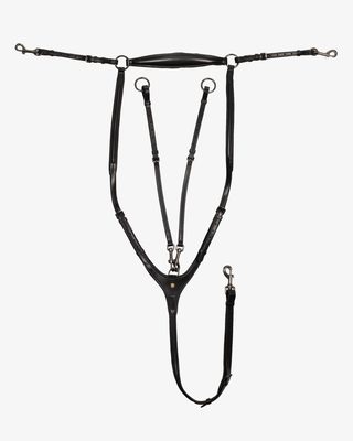 Removable martingale leather pectoral