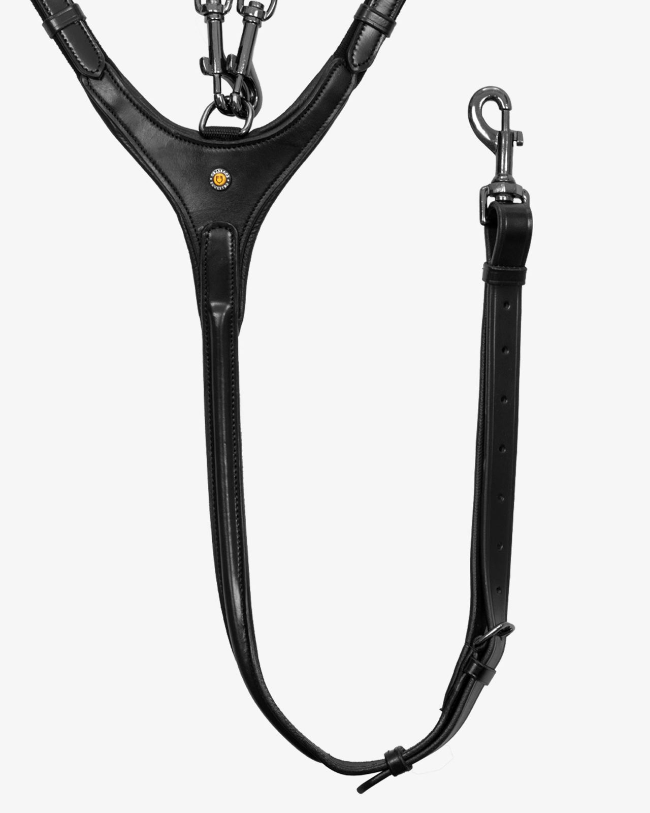 Removable martingale leather pectoral