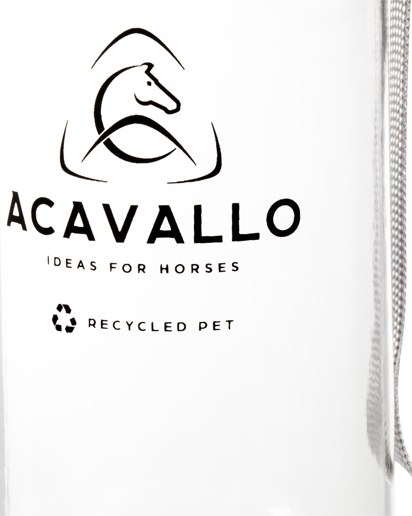 Recycled plastic water bottle