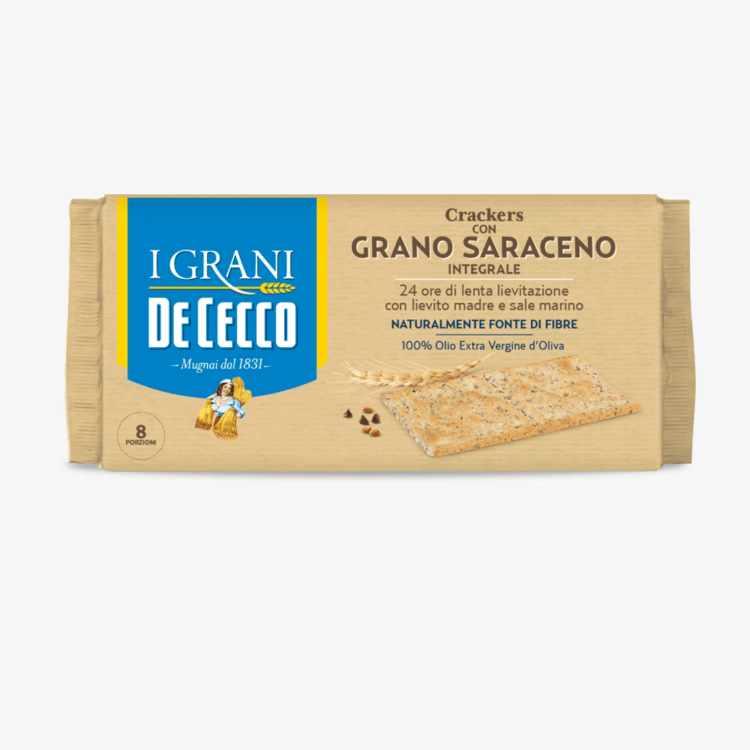 Crackers con Grano Saraceno Integrale