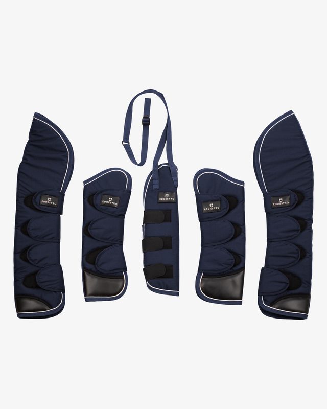 Travelling boots set and tail guard with rubber patch