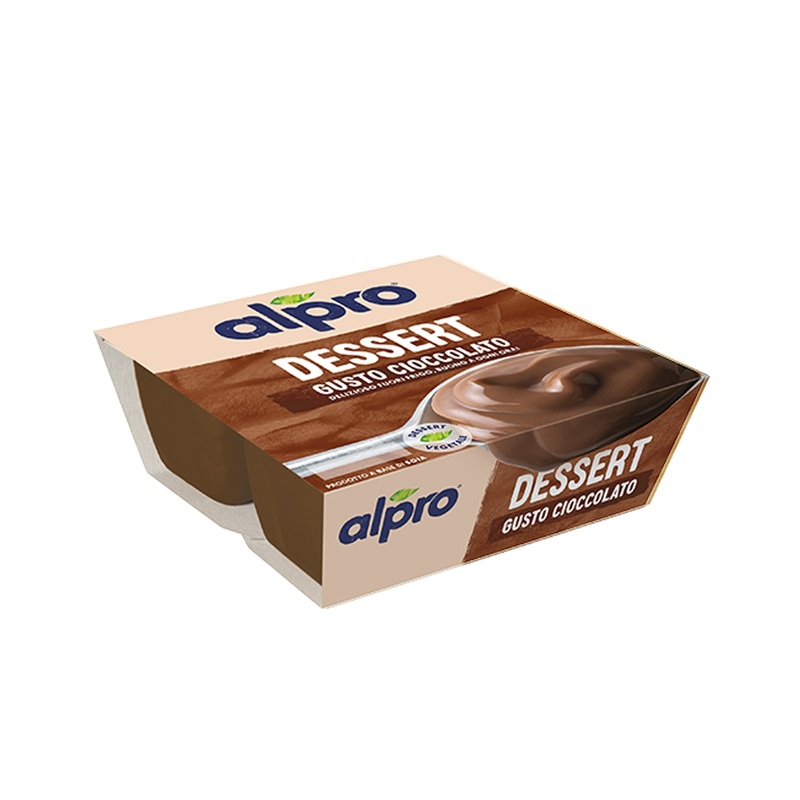 To Eat - ALPRO DESSERT 100% VEGETALE GUSTO CIOCCOLATO 4X125G - Confezione 4X125g, Alpro