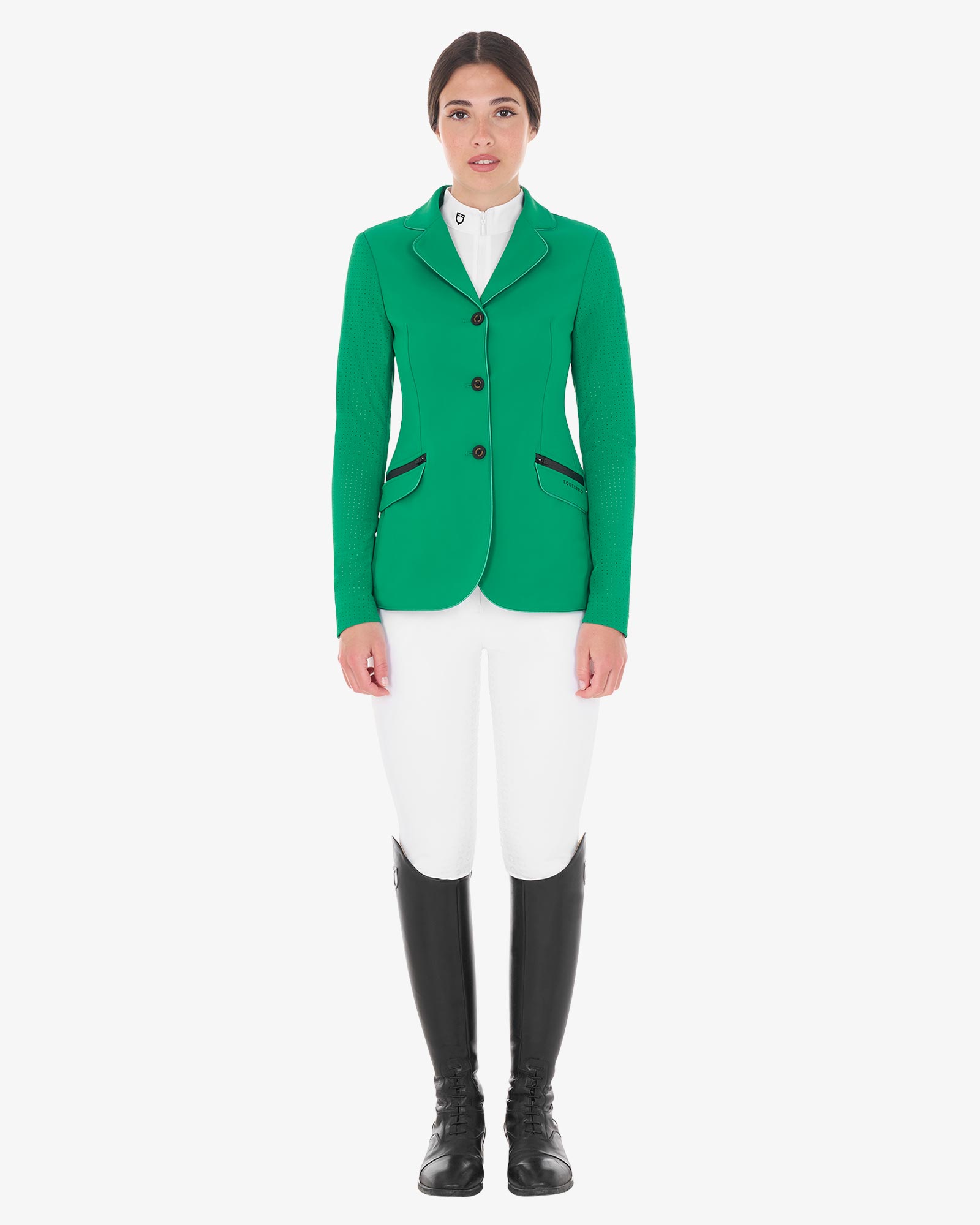 Giacca donna tecnica traforata bottoni Shop Equestro