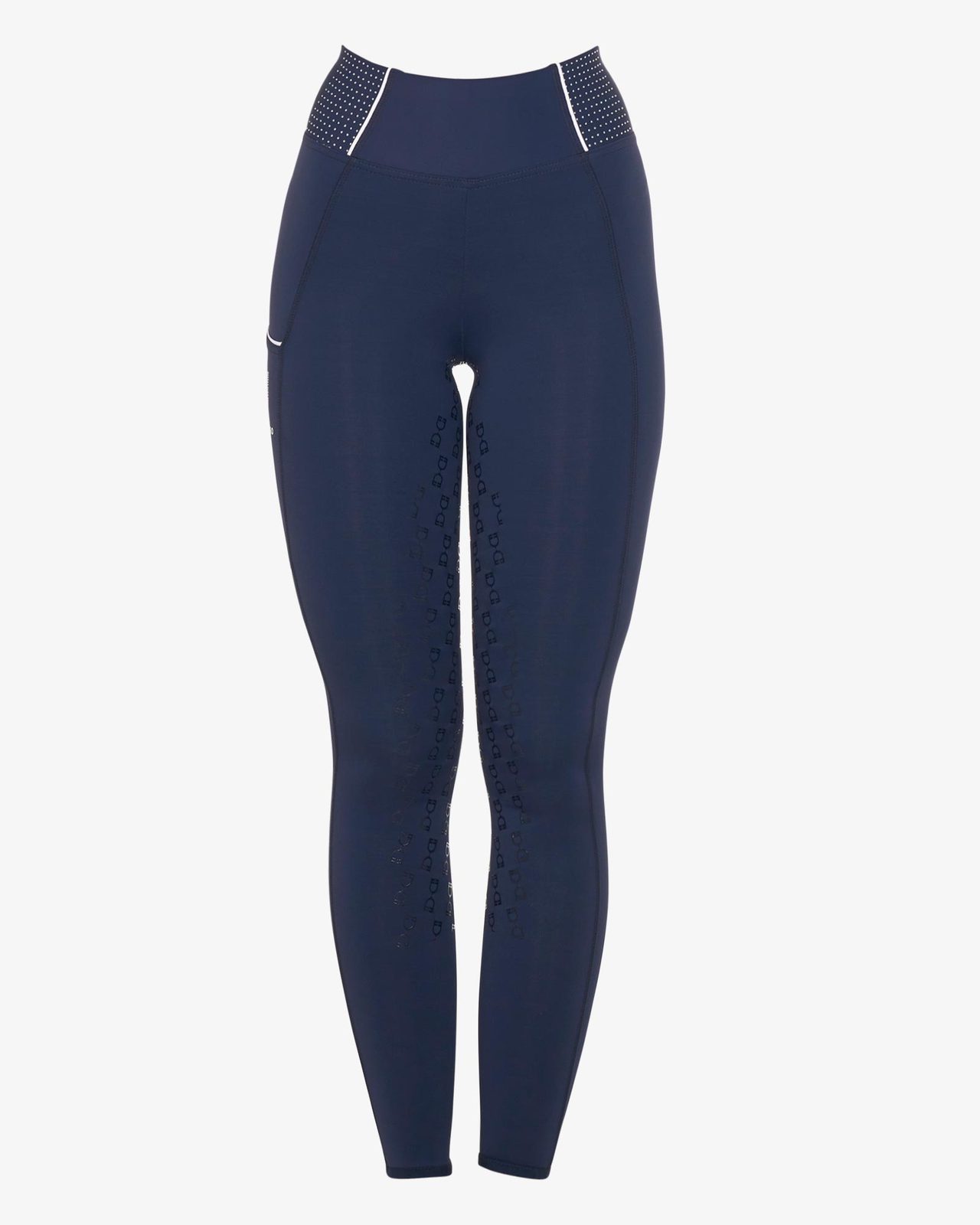 Leggings donna slim fit con strass