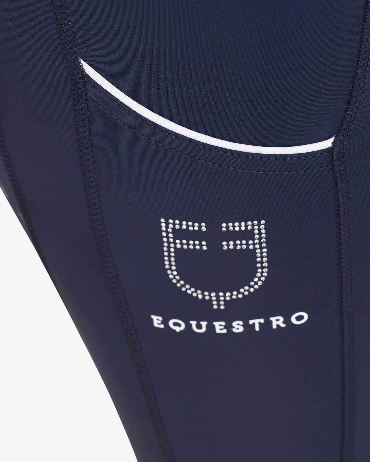 Leggings donna slim fit con strass