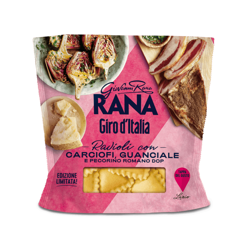 GIRO D'ITALIA Carciofi Guanciale e Pecorino