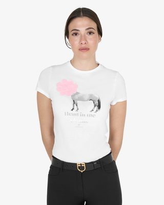 T-shirt donna Head In The Clouds in cotone